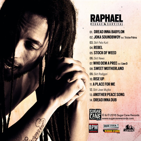 Rapahel, Reggae Survival, Back cover