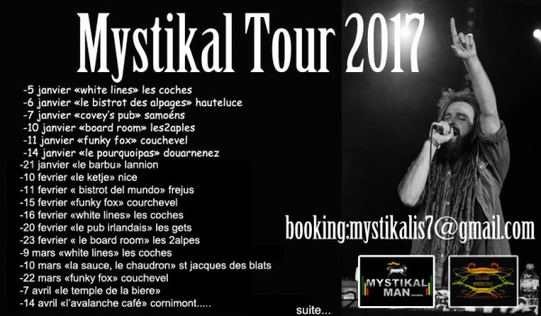 Mystikal Man Tour 2017