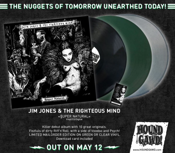 Jim Jones & The Righteous Mind - Release Hound Gawd