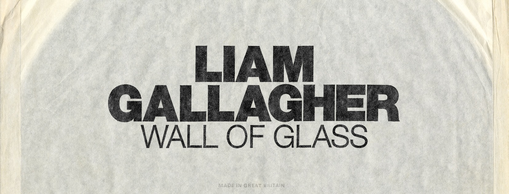 pop rock, oasis, nouveau, single, album, Liam Gallagher, Wall Of Glass