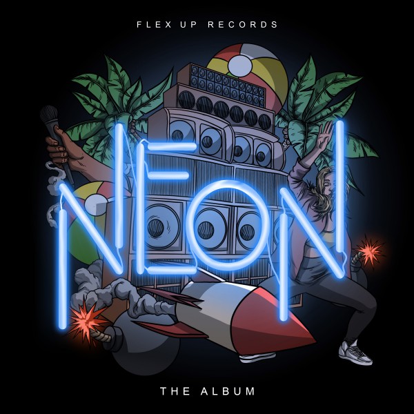 flex up records, neon, compilation