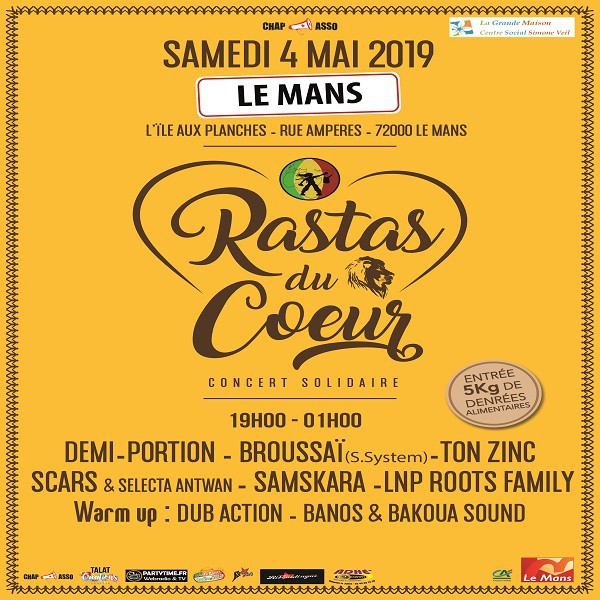 Rastas du Coeur du 4 mai 2019