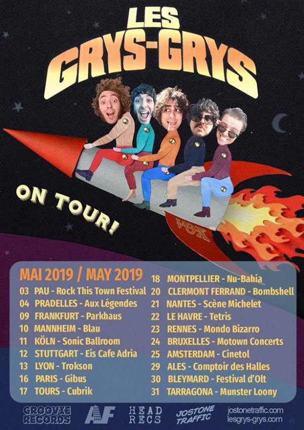 Grys Grys Tour dates 2019