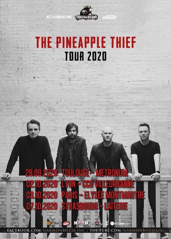 The Pineapple Thief, tour, 2020, Bruce Soord, Garmonbozia