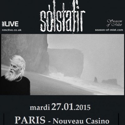 Sólstafir au Nouveau Casino de Paris fin janvier