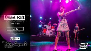 Bikini Kill en concert à Paris, à l’Elysée Montmartre le 3 Juin